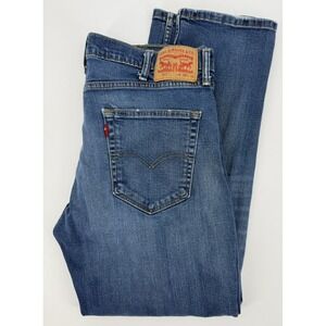 Levis 511 Jeans Mens 38x30 Blue Slim Fit Medium Wash American Denim Pants